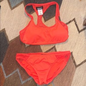 DKNY red bikini size M